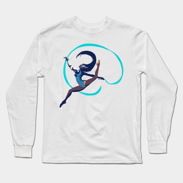 Symmetra Rhythmic Long Sleeve T-Shirt by Genessis